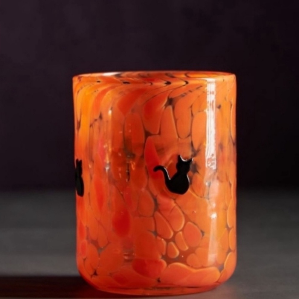 Anthropologie mystic juice glass *cat*
